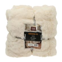 Plaid MIMOSA XL 200x230cm, white