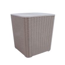 Storage box BOCAS 39x39x42cm/43L, grey plastic