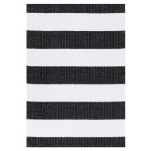 Plastic carpet BIRKAS 70x250cm, black/white