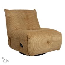 Recliner leisure chair WIN-WIN with manual mechanism, ginger