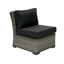 Modular sofa GENEVA armless section, grey