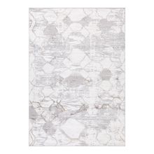 Carpet SALAMANCA-3, 200x285cm, silver/white