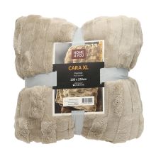 Plaid CARA XL 200x230cm, beige