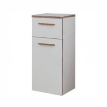 Lower bathroom cabinet 931, 30x33xH72cm, white gloss