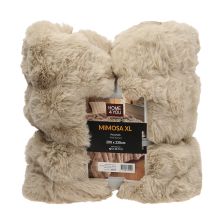 Plaid MIMOSA XL 200x230cm, beige