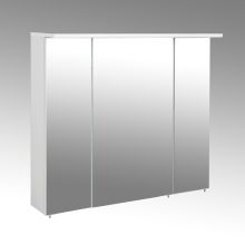 Mirror cabinet with LED lighting PROFIL 16, 81x16xH73cm, white gloss