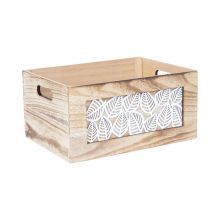 Wooden box KASEKE 36x26x18cm, natural