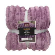 Plaid GLEN XL 200x230cm, Purple