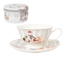 Чашка/блюдце MIA SNOW 180мл в подарочной коробке