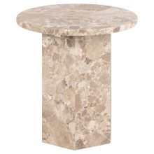 Sānu galdiņš NAXOS D50xH50cm, gaiši brūns