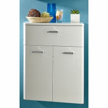 Apakšējais vannas istabas skapis 359, 53x33xH72cm, balta