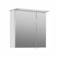 Mirror cabinet with LED lighting PROFIL 16, 60x16xH71cm, white gloss