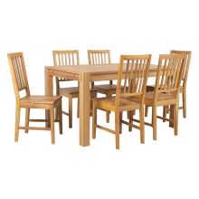 Dining set CHICAGO NEW table 140x90cm and 6 chairs