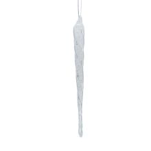 Ziemassvētku rotājums JOY ICICLE 17cm, stikls