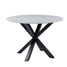 Ēdamistabas galds HEAVEN D110xH76cm, balts marmors