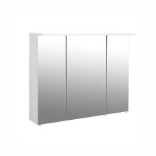 Mirror cabinet with LED lighting PROFIL 16, 101x16xH73cm, white gloss