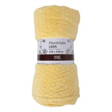 Plaid LIISA XL 200x230cm, yellow