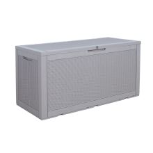 Storage box SAYA 122x54,5x63cm/380L, grey plastic