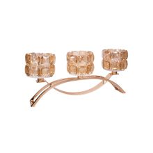 Svečturis CHANLE 29cm 3, zelta krāsā