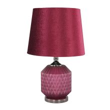 Galda lampa LUXO H52cm, bordo