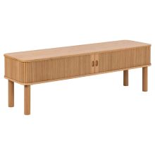 TV table LANGLEY 140x40xH45cm, natural