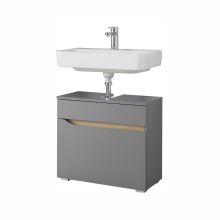 Washbasin cabinet 357, 60x33xH53cm, grey