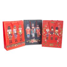 Подарочный пакет NUTCRACKER L, 31x43x12см, микс