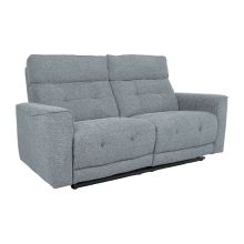 Recliner sofa BOSCO 2,5-seater with electric mechanism, bluish grey